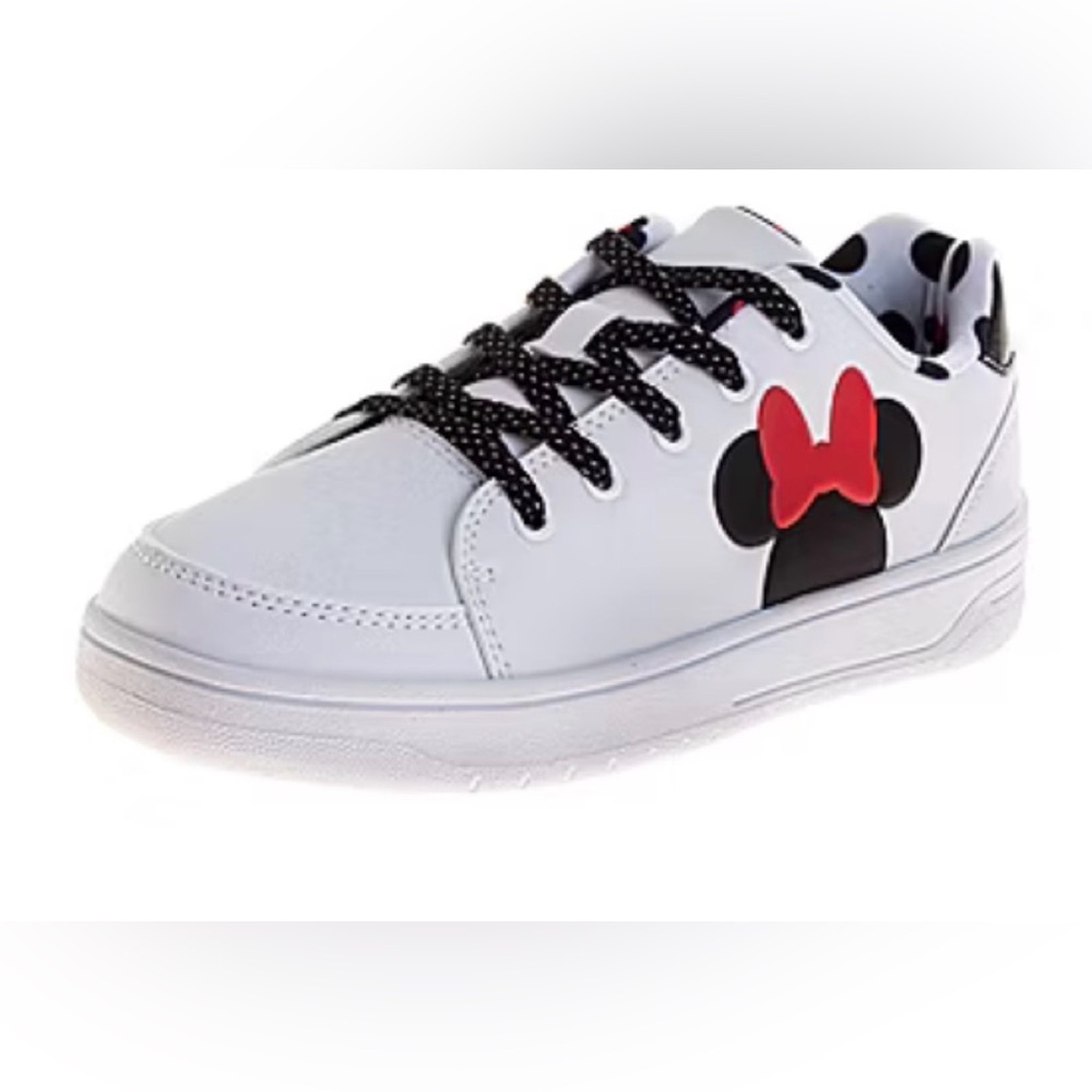 Disney White Minnie Mouse Accent Casual Sneakers